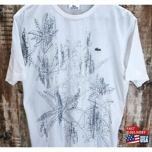 90S Retro Lacoste Pop Art Leaves Shirt Unisex Tshirt